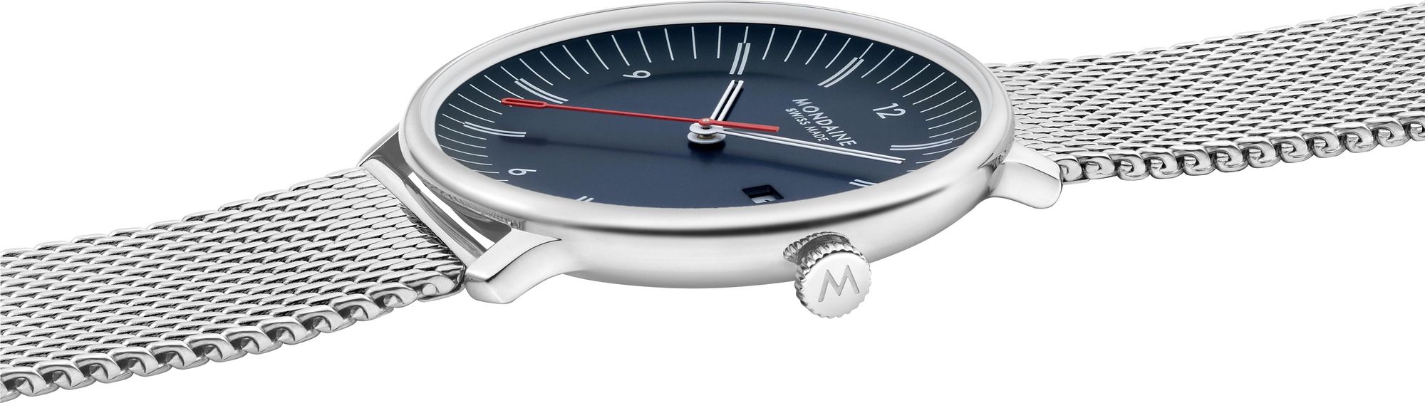 Mondaine Doppio MLE.41240.LQV.SET Orologio da polso uomo Con cinturino di riserva Mondaine Doppio MLE.41240.LQV.SET Orologio da polso uomo Con cinturino di riserva