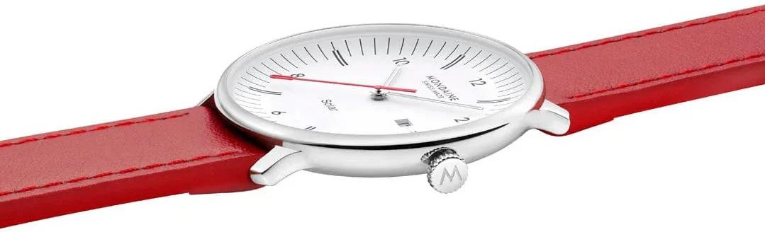 Mondaine Doppio MLE.41910.LCV Heren armbandhorloge Mondaine Doppio MLE.41910.LCV Heren armbandhorloge