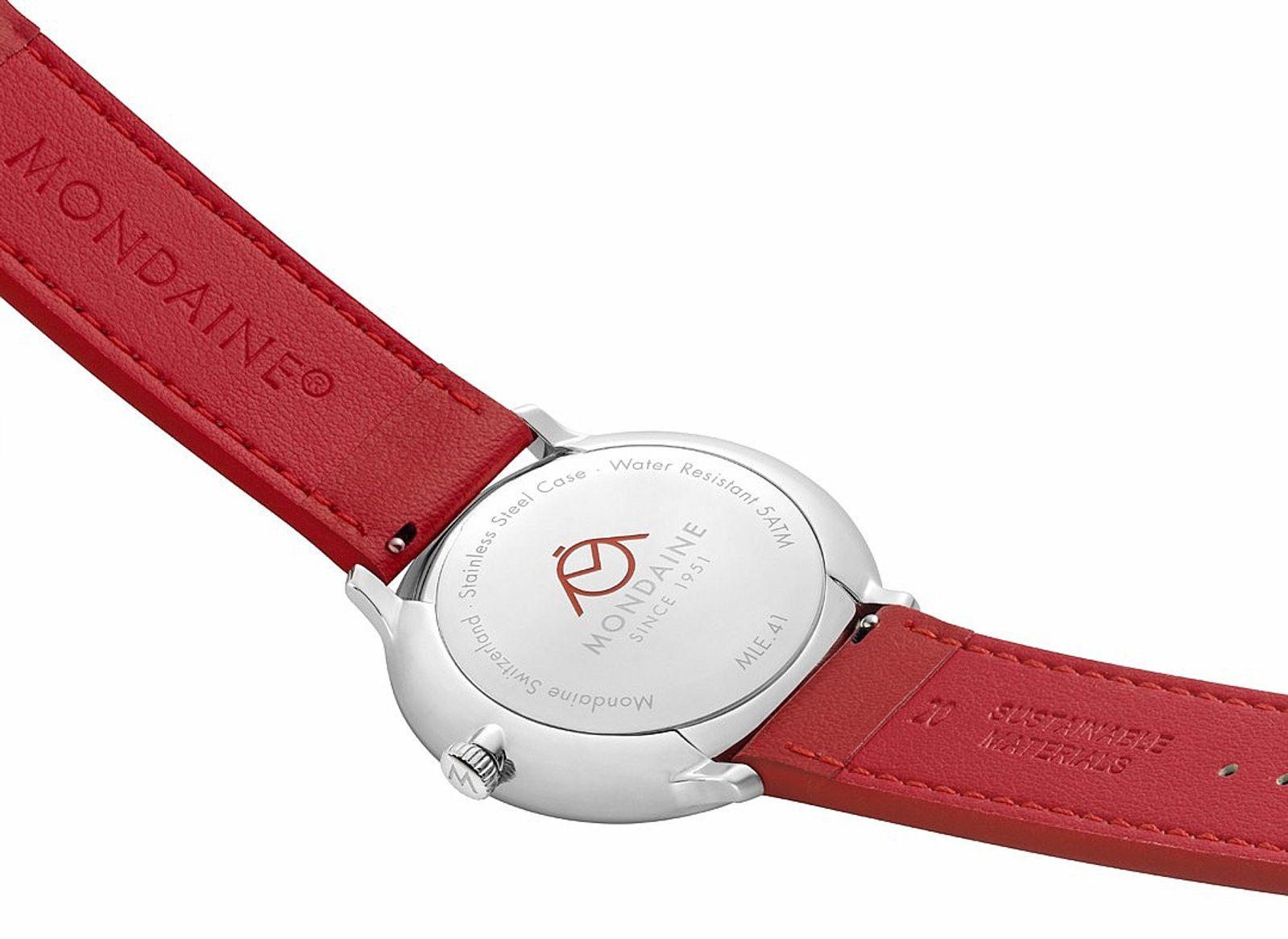 Mondaine Doppio MLE.41910.LCV Heren armbandhorloge Mondaine Doppio MLE.41910.LCV Heren armbandhorloge