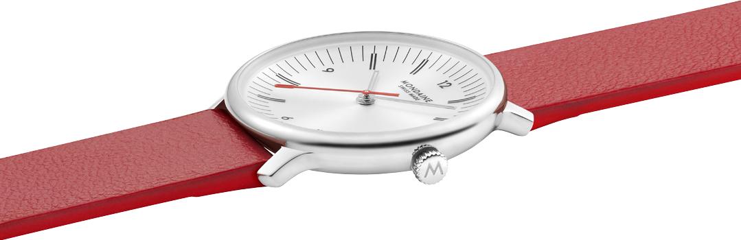 Mondaine Doppio MLE.33110.LCV Dames armbandhorloge Mondaine Doppio MLE.33110.LCV Dames armbandhorloge