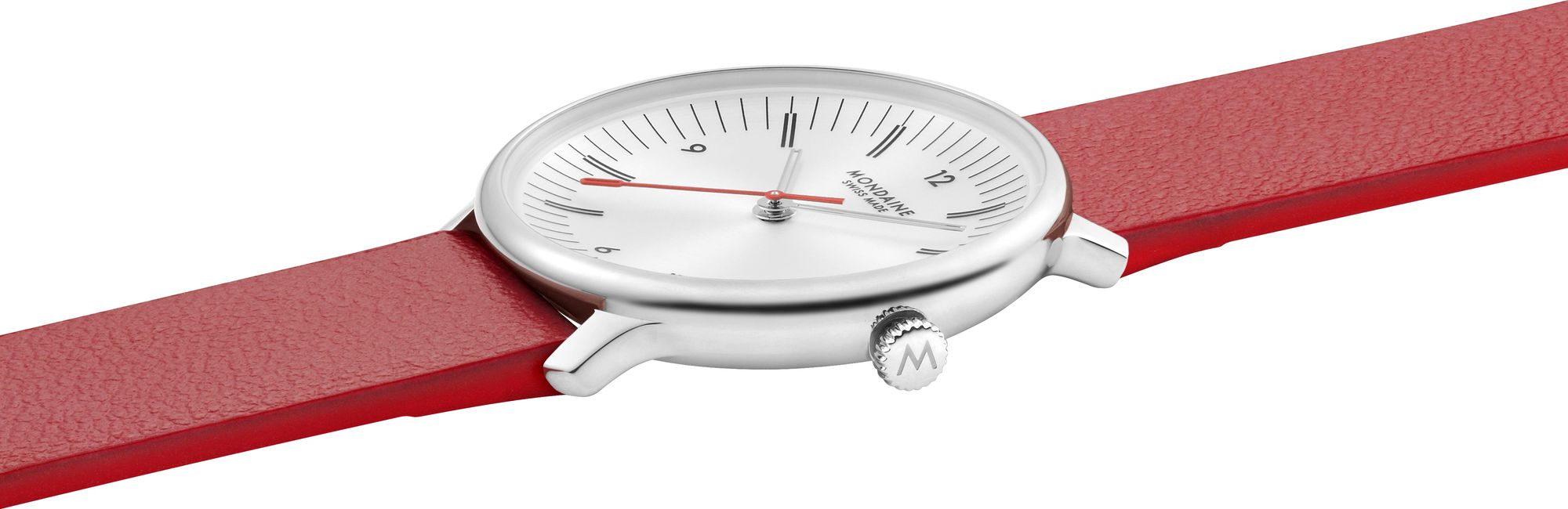 Mondaine Doppio MLE.33110.LCV Dames armbandhorloge Mondaine Doppio MLE.33110.LCV Dames armbandhorloge