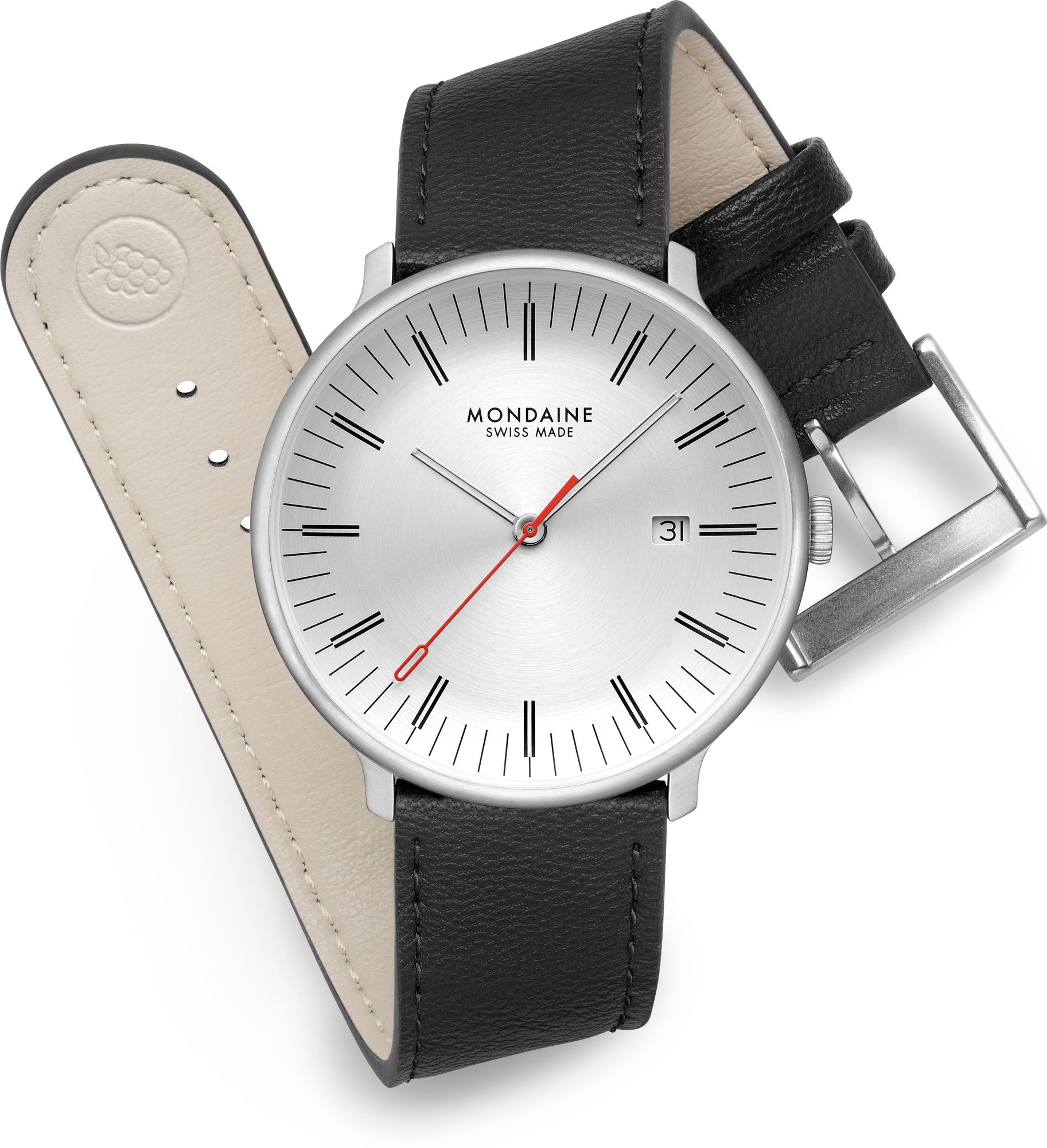 Mondaine Doppio MLE.41210.LBV Orologio da polso uomo Mondaine Doppio MLE.41210.LBV Orologio da polso uomo