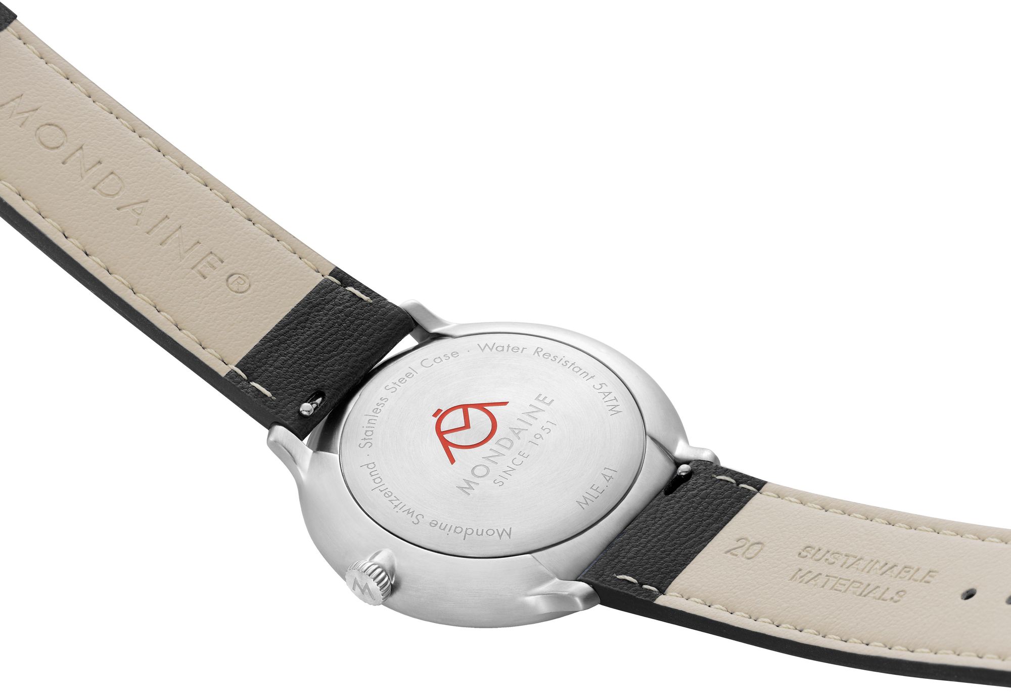 Mondaine Doppio MLE.41210.LBV Orologio da polso uomo Mondaine Doppio MLE.41210.LBV Orologio da polso uomo