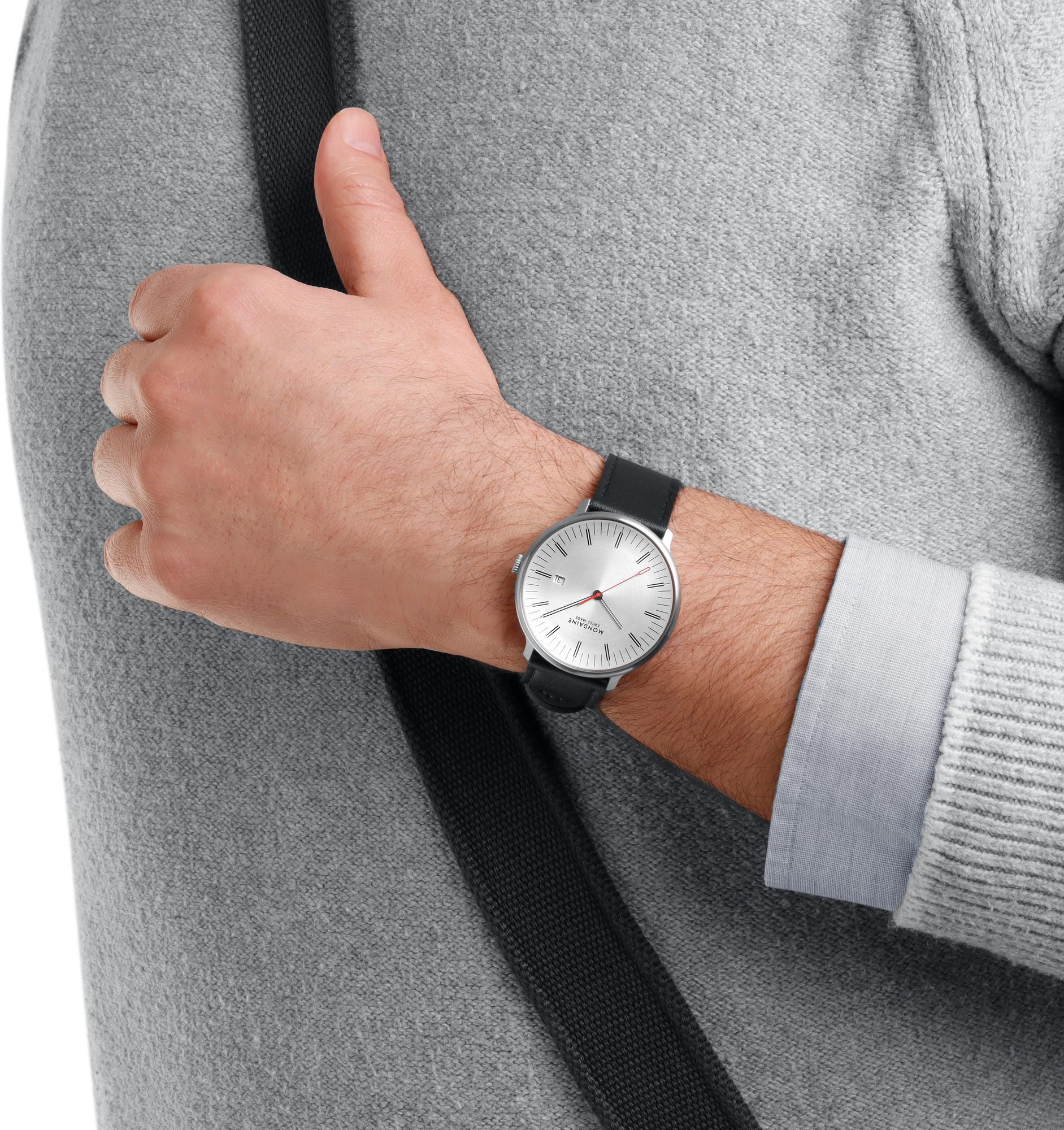 Mondaine Doppio MLE.41210.LBV Orologio da polso uomo Mondaine Doppio MLE.41210.LBV Orologio da polso uomo