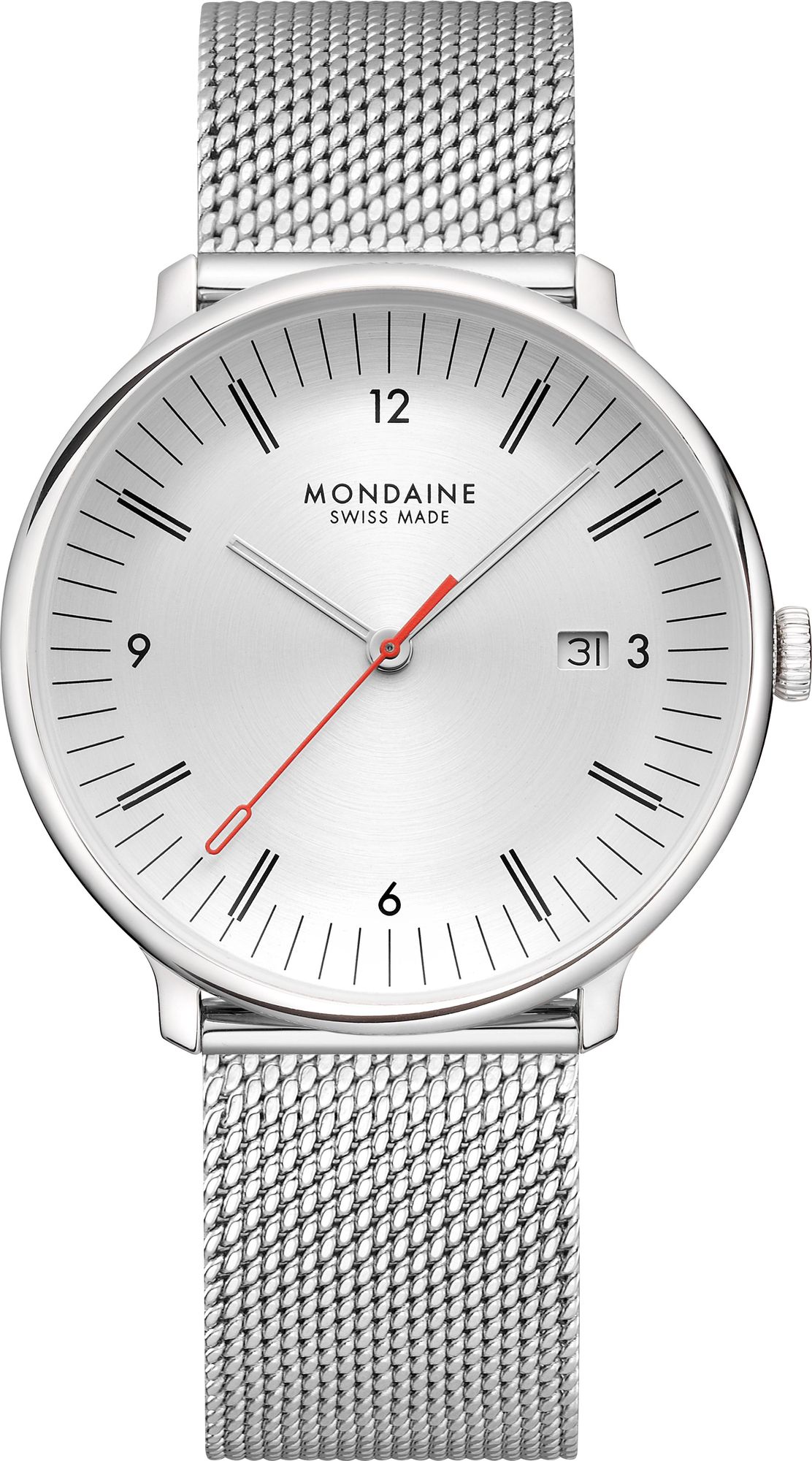 Mondaine Doppio MLE.41210.SM Heren armbandhorloge Mondaine Doppio MLE.41210.SM Heren armbandhorloge