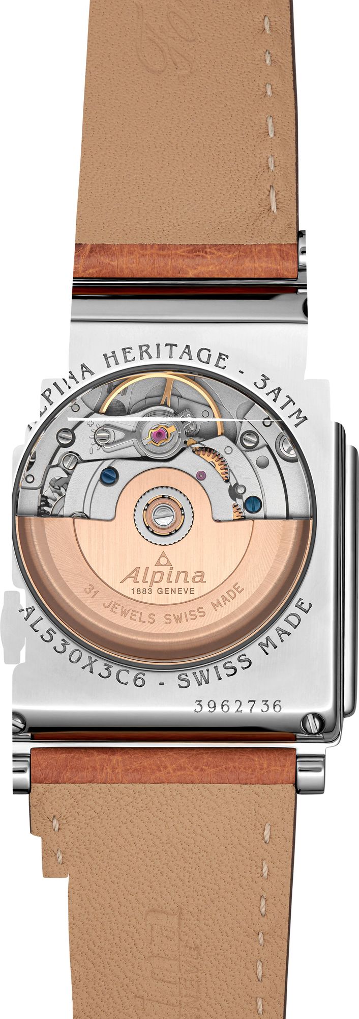 Alpina Geneve CARREE AUTOMATIC AL-530BA3C6 Orologio automatico uomo