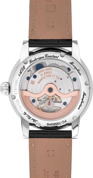 Frederique Constant Geneve CLASSICS POWER RESERVE BIG DATE FC-735B3H6 Herren Automatikuhr Streng Limitierte Auflage Frederique Constant Geneve CLASSICS POWER RESERVE BIG DATE FC-735B3H6 Herren Automatikuhr Streng Limitierte Auflage