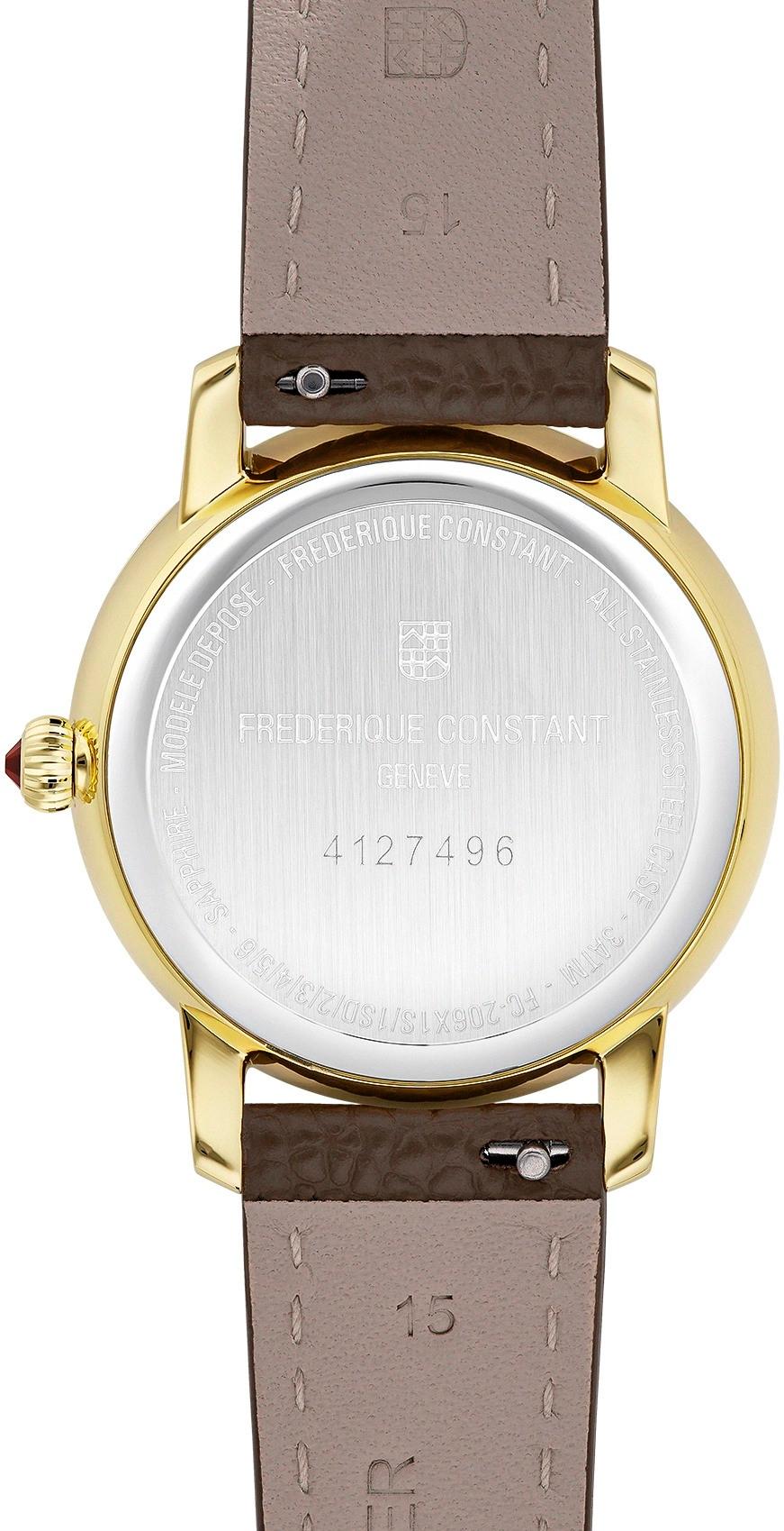 Frederique Constant Geneve SLIMLINE LADIES MOONPHASE FC-206RS1S5 Damenarmbanduhr Mondphase