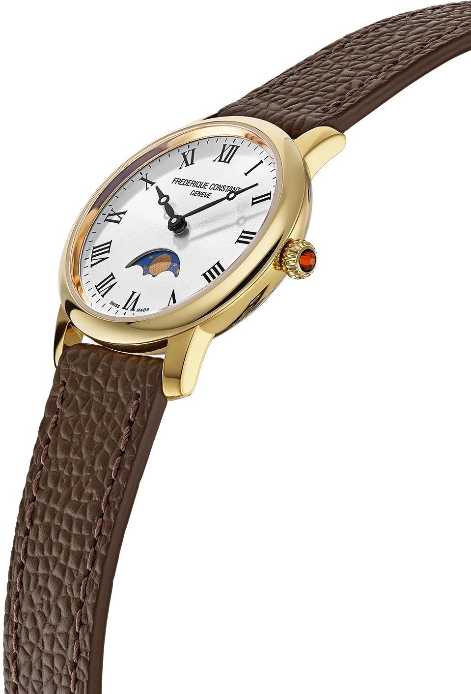 Frederique Constant Geneve SLIMLINE LADIES MOONPHASE FC-206RS1S5 Damenarmbanduhr Mondphase
