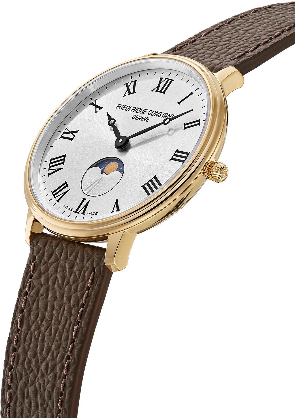 Frederique Constant Geneve SLIMLINE MEN MOONPHASE FC-206RS3S5 Orologio unisex Indicatore fasi lunari Frederique Constant Geneve SLIMLINE MEN MOONPHASE FC-206RS3S5 Orologio unisex Indicatore fasi lunari