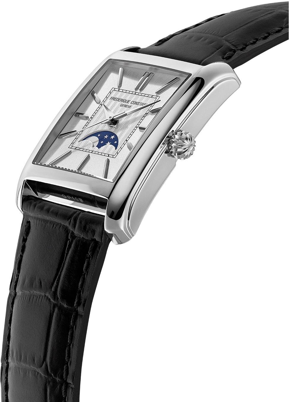 Frederique Constant Geneve CARREE MOONPHASE AUTOMATIC FC-333S4C6 Montre Automatique pour hommes Indicateur de la phase d