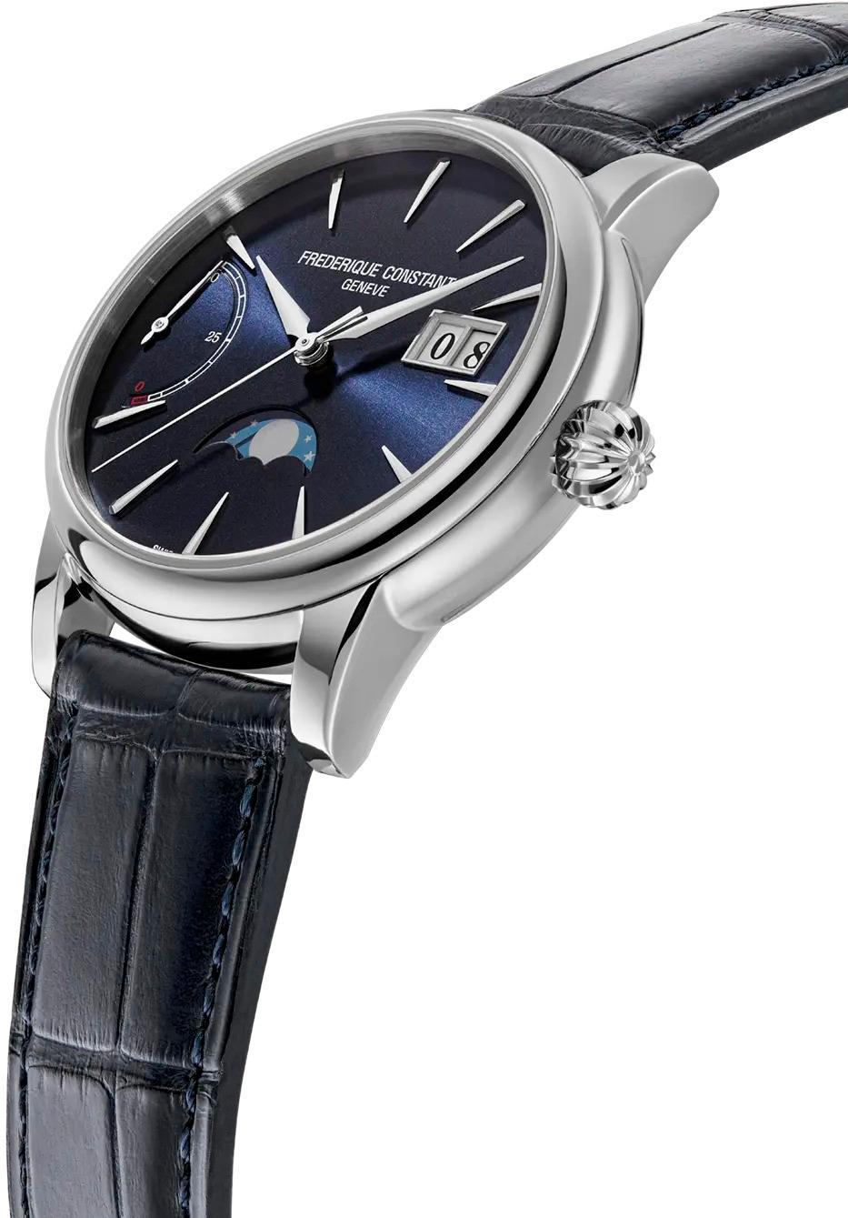 Frederique Constant Geneve CLASSICS POWER RESERVE BIG DATE FC-735N3H6 Reloj Automático para hombres Frederique Constant Geneve CLASSICS POWER RESERVE BIG DATE FC-735N3H6 Reloj Automático para hombres