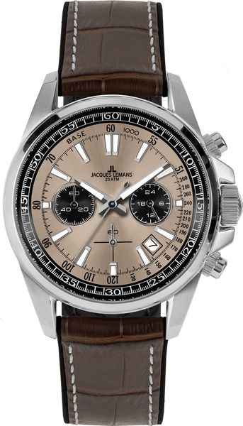 Jacques Lemans Liverpool 1-2117ZF Herenchronograaf Jacques Lemans Liverpool 1-2117ZF Herenchronograaf