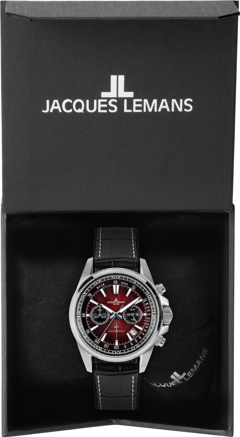 Jacques Lemans Liverpool 1-2117ZP Cronógrafo para hombres Jacques Lemans Liverpool 1-2117ZP Cronógrafo para hombres