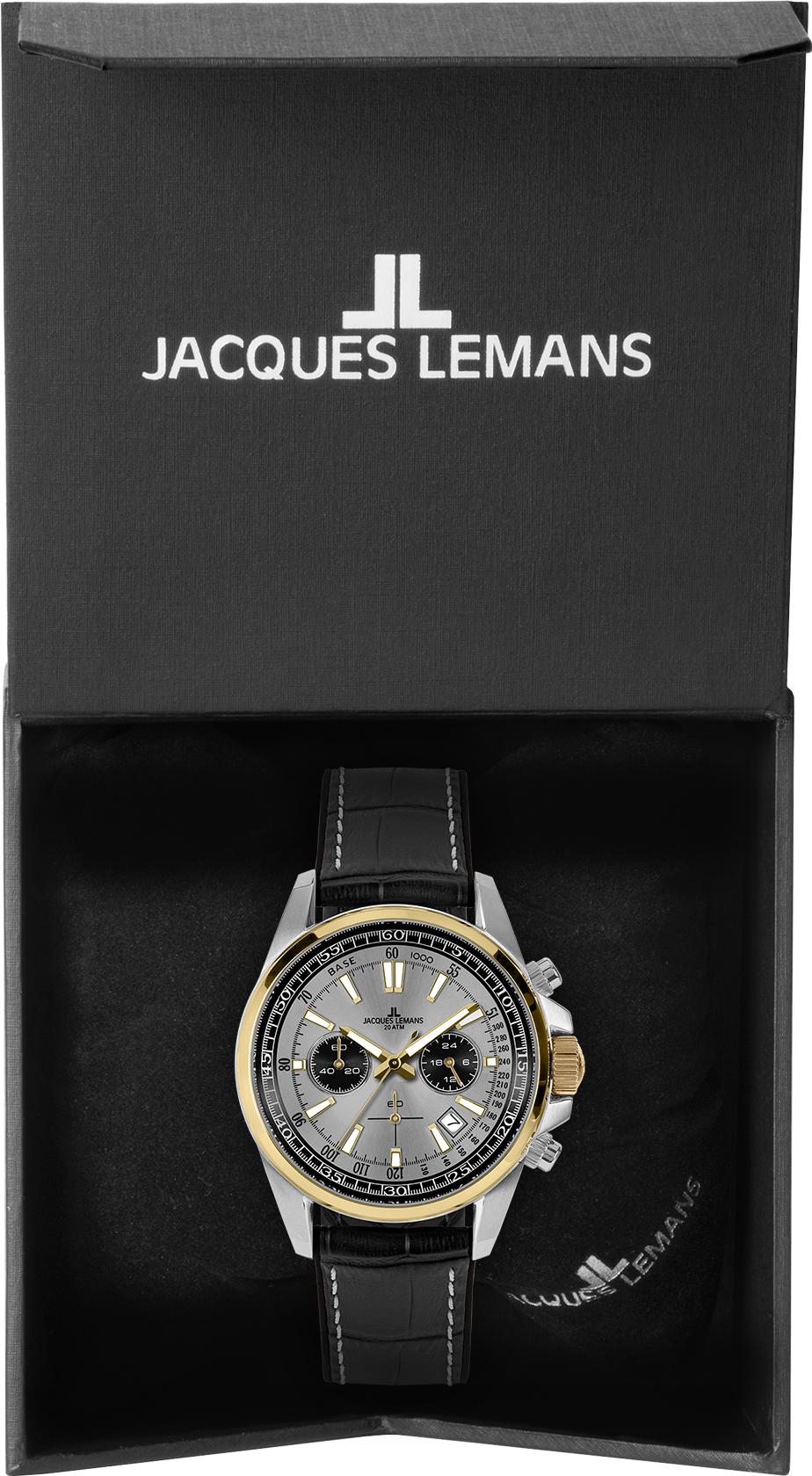 Jacques Lemans Liverpool 1-2117ZL Herenchronograaf Jacques Lemans Liverpool 1-2117ZL Herenchronograaf