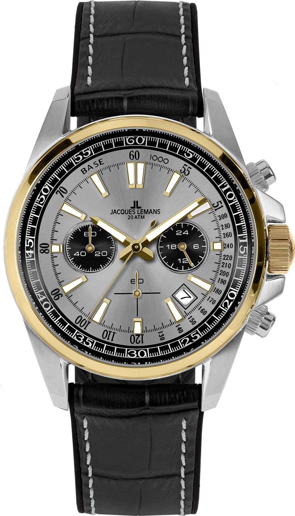 Jacques Lemans Liverpool 1-2117ZL Herenchronograaf Jacques Lemans Liverpool 1-2117ZL Herenchronograaf