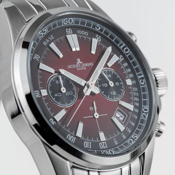 Jacques Lemans Liverpool 1-2117ZQ Herenchronograaf Jacques Lemans Liverpool 1-2117ZQ Herenchronograaf