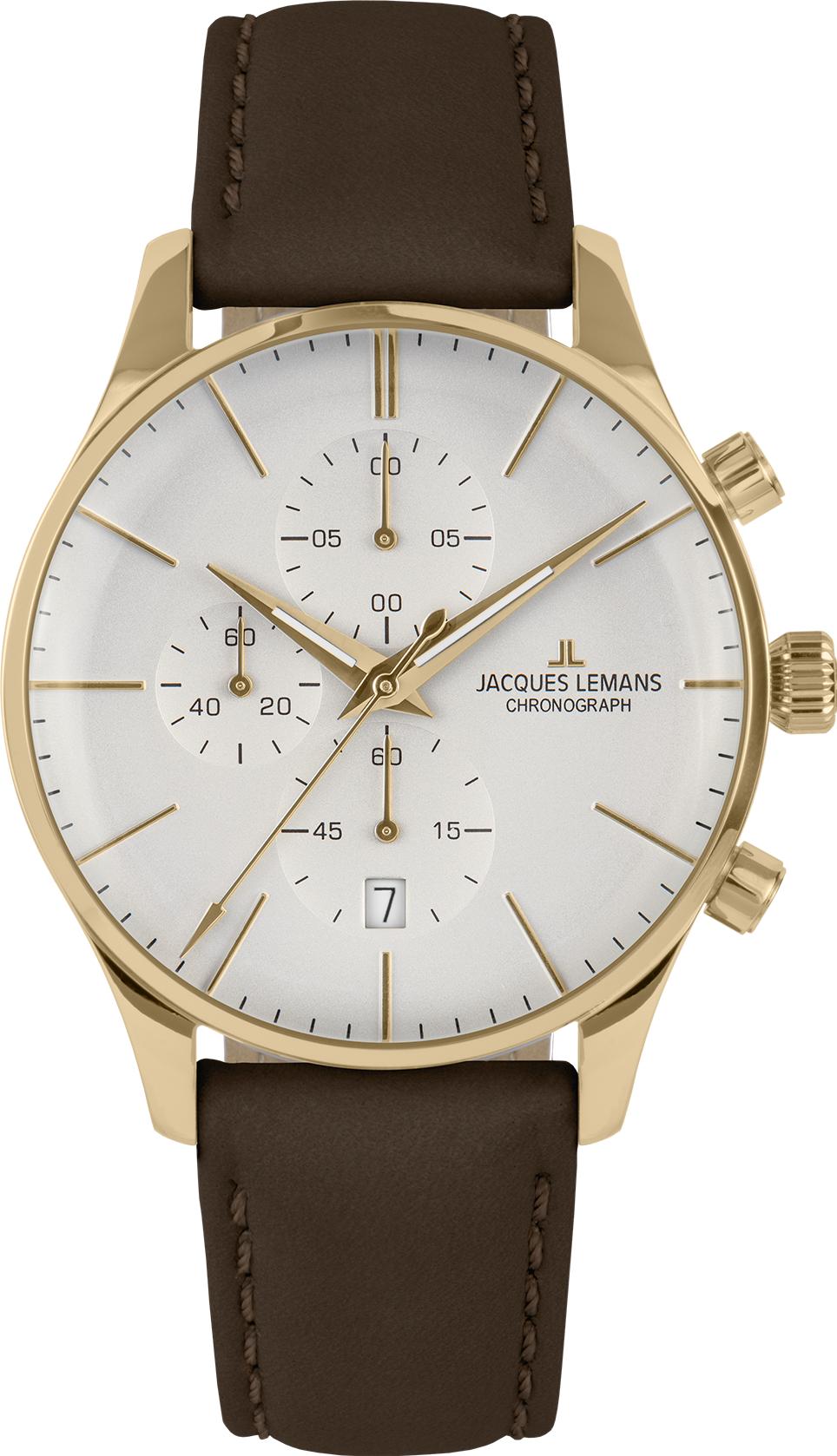 Jacques Lemans London 1-2163G Herenchronograaf Jacques Lemans London 1-2163G Herenchronograaf