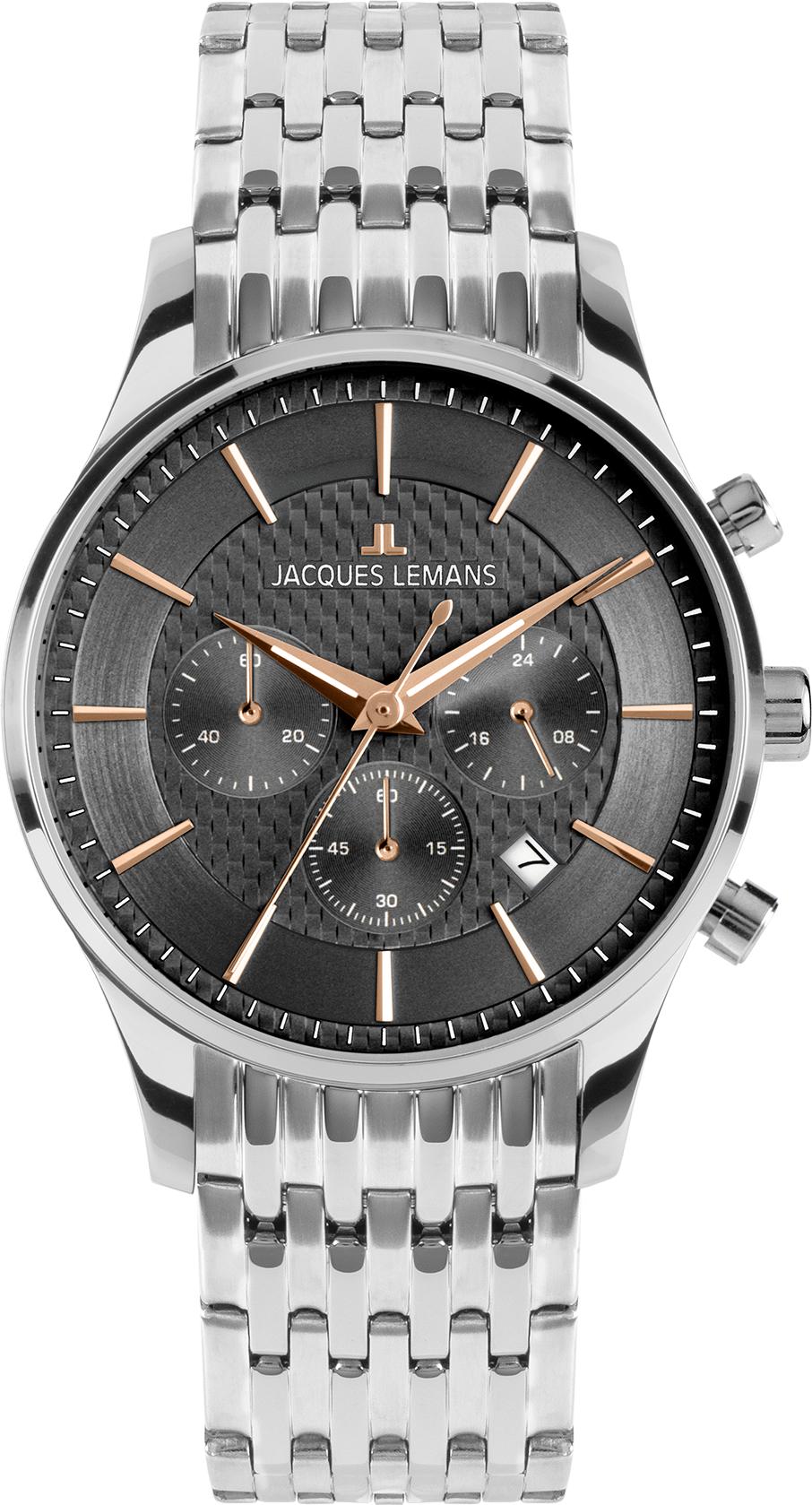 Jacques Lemans London 1-2228I Herenchronograaf Jacques Lemans London 1-2228I Herenchronograaf