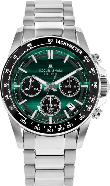 Jacques Lemans Eco Power Limited Edition 50-10C Cronógrafo para hombres