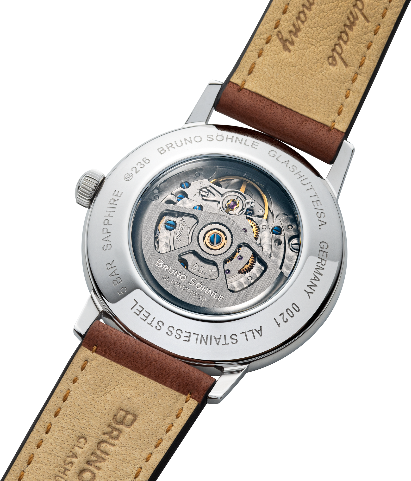 BRUNO SÖHNLE UHRENATELIER GLASHÜTTE/SA Bergamo Automatik 17-12236-411 Unisexuhr BRUNO SÖHNLE UHRENATELIER GLASHÜTTE/SA Bergamo Automatik 17-12236-411 Unisexuhr