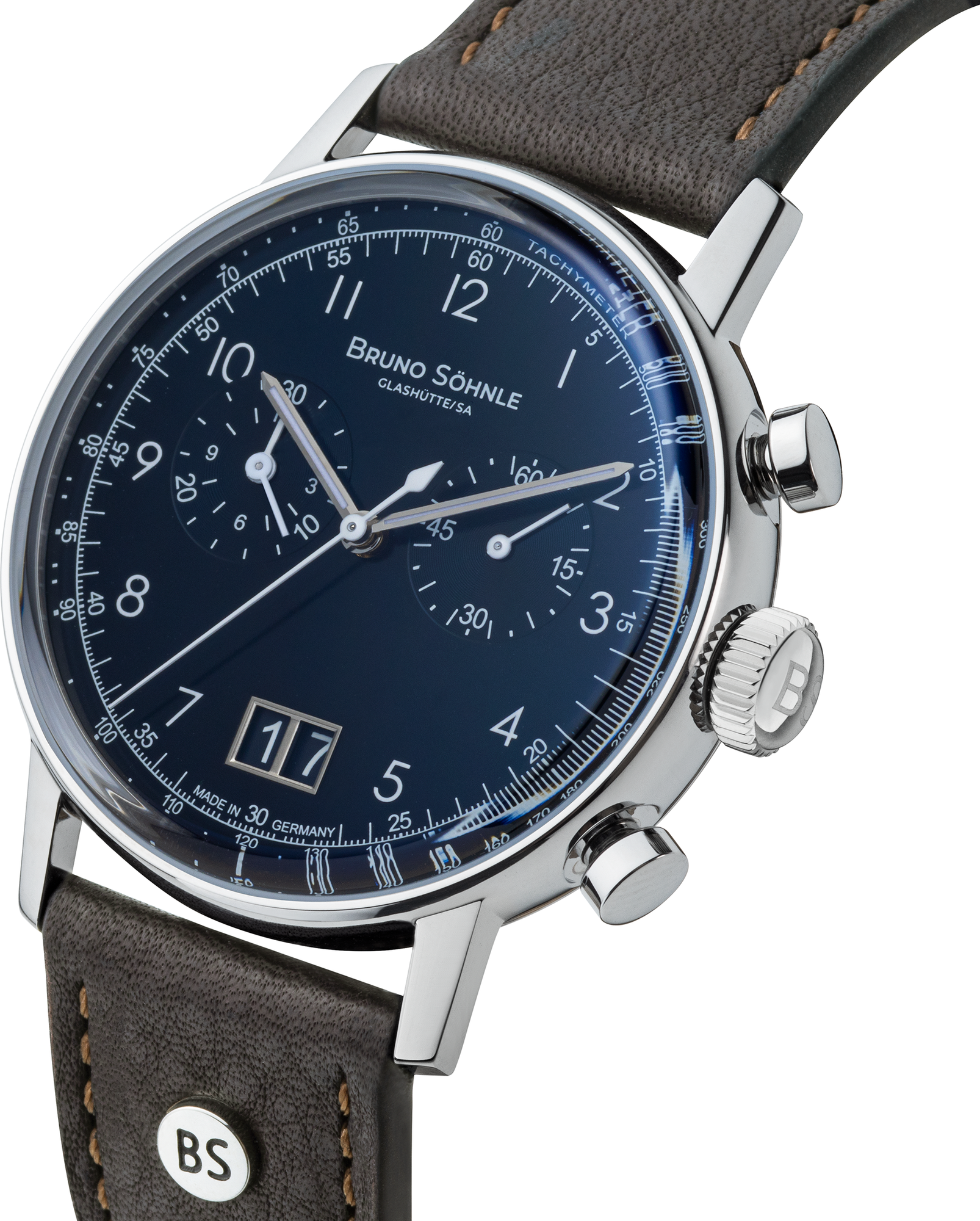 BRUNO SÖHNLE UHRENATELIER GLASHÜTTE/SA Bergamo Chronograph 17-13237-331 Unisexuhr BRUNO SÖHNLE UHRENATELIER GLASHÜTTE/SA Bergamo Chronograph 17-13237-331 Unisexuhr