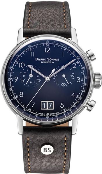 BRUNO SÖHNLE UHRENATELIER GLASHÜTTE/SA Bergamo Chronograph 17-13237-331 Unisexuhr BRUNO SÖHNLE UHRENATELIER GLASHÜTTE/SA Bergamo Chronograph 17-13237-331 Unisexuhr