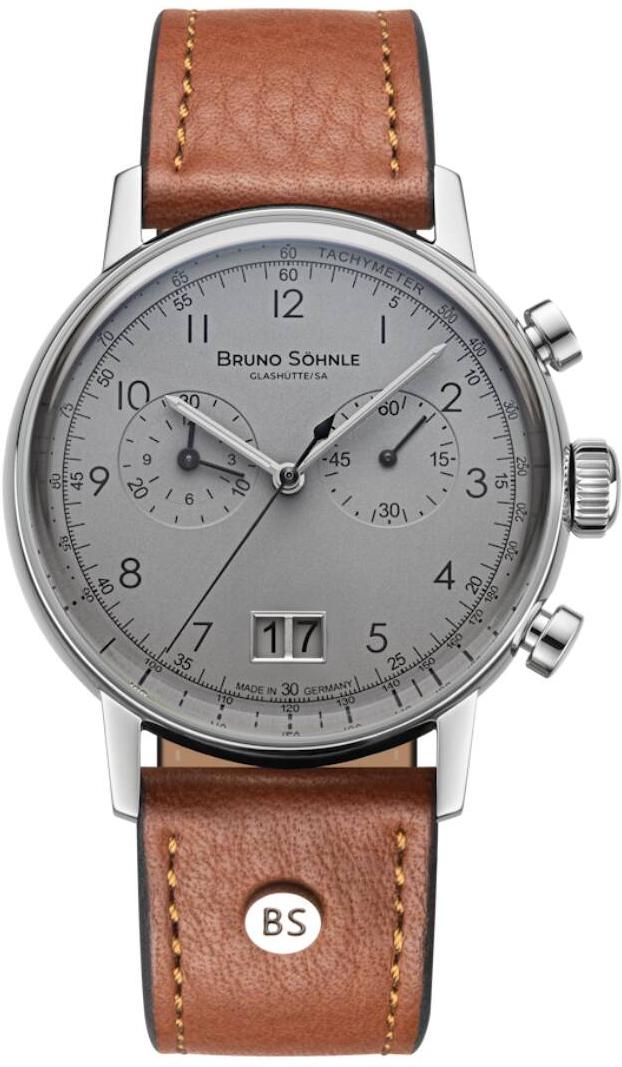 BRUNO SÖHNLE UHRENATELIER GLASHÜTTE/SA Bergamo Chronograph 17-13237-831 Unisex horloge BRUNO SÖHNLE UHRENATELIER GLASHÜTTE/SA Bergamo Chronograph 17-13237-831 Unisex horloge