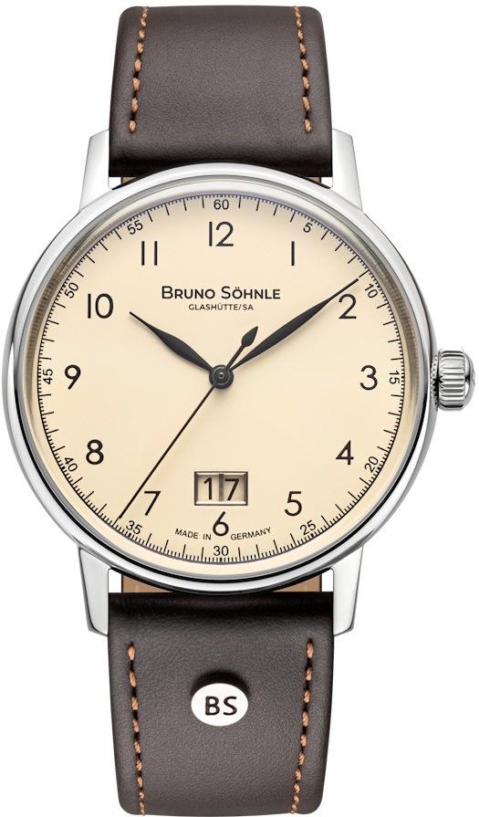 BRUNO SÖHNLE UHRENATELIER GLASHÜTTE/SA Bergamo Big 17-13234-131 Unisexuhr BRUNO SÖHNLE UHRENATELIER GLASHÜTTE/SA Bergamo Big 17-13234-131 Unisexuhr