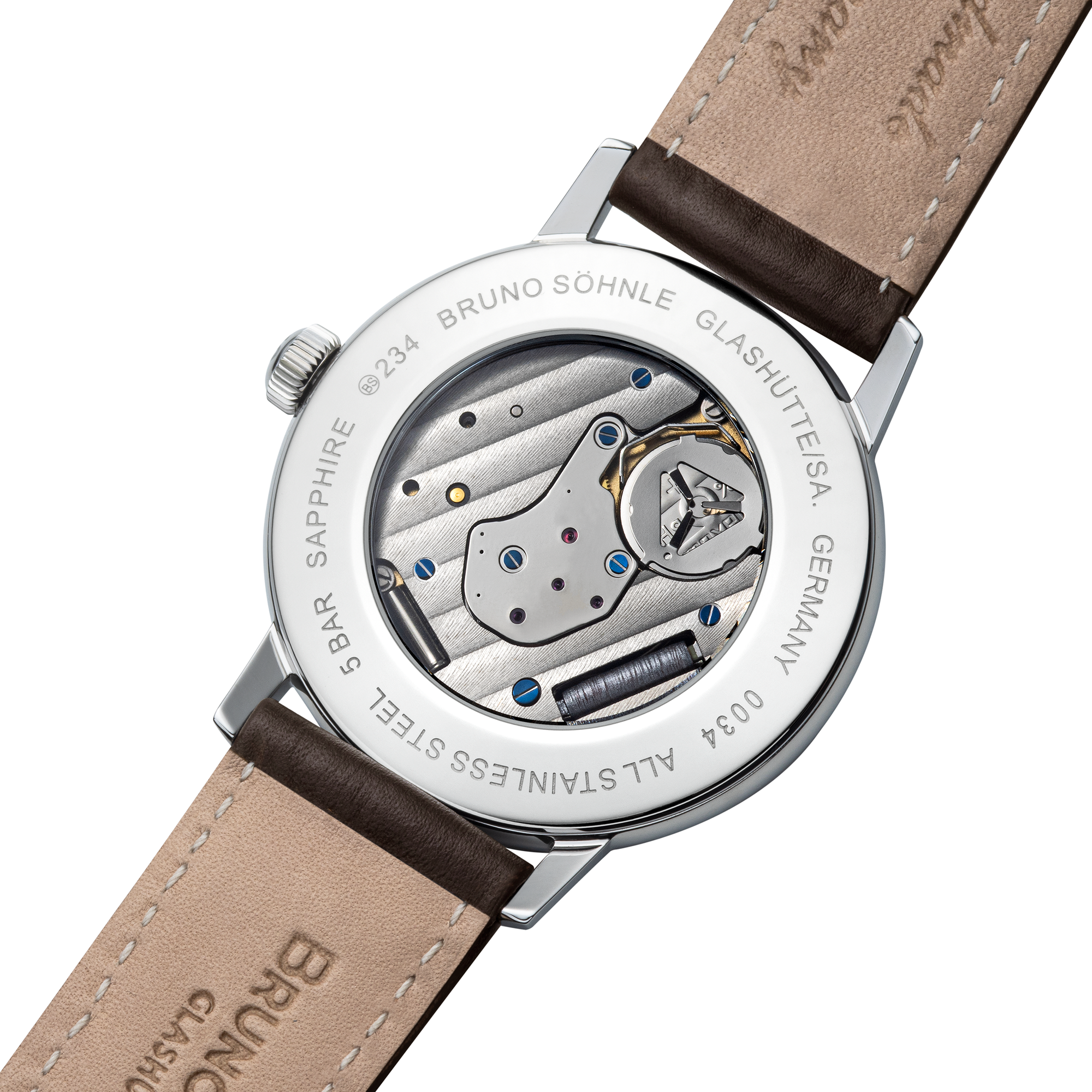 BRUNO SÖHNLE UHRENATELIER GLASHÜTTE/SA Bergamo Big 17-13234-331 Unisex horloge BRUNO SÖHNLE UHRENATELIER GLASHÜTTE/SA Bergamo Big 17-13234-331 Unisex horloge