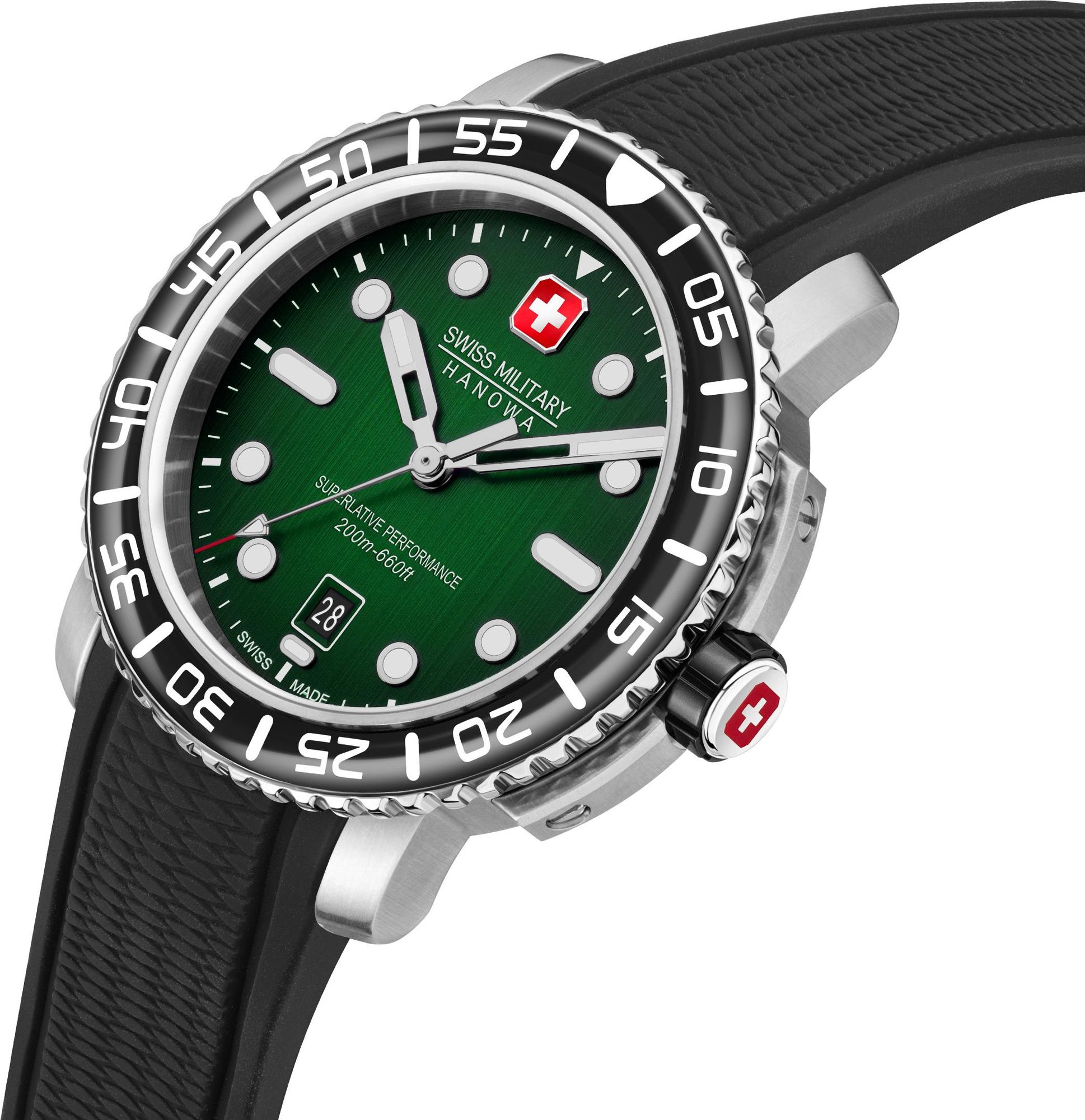 Swiss Military Hanowa Black Marlin SMWGN0001707 Reloj de Pulsera para hombres