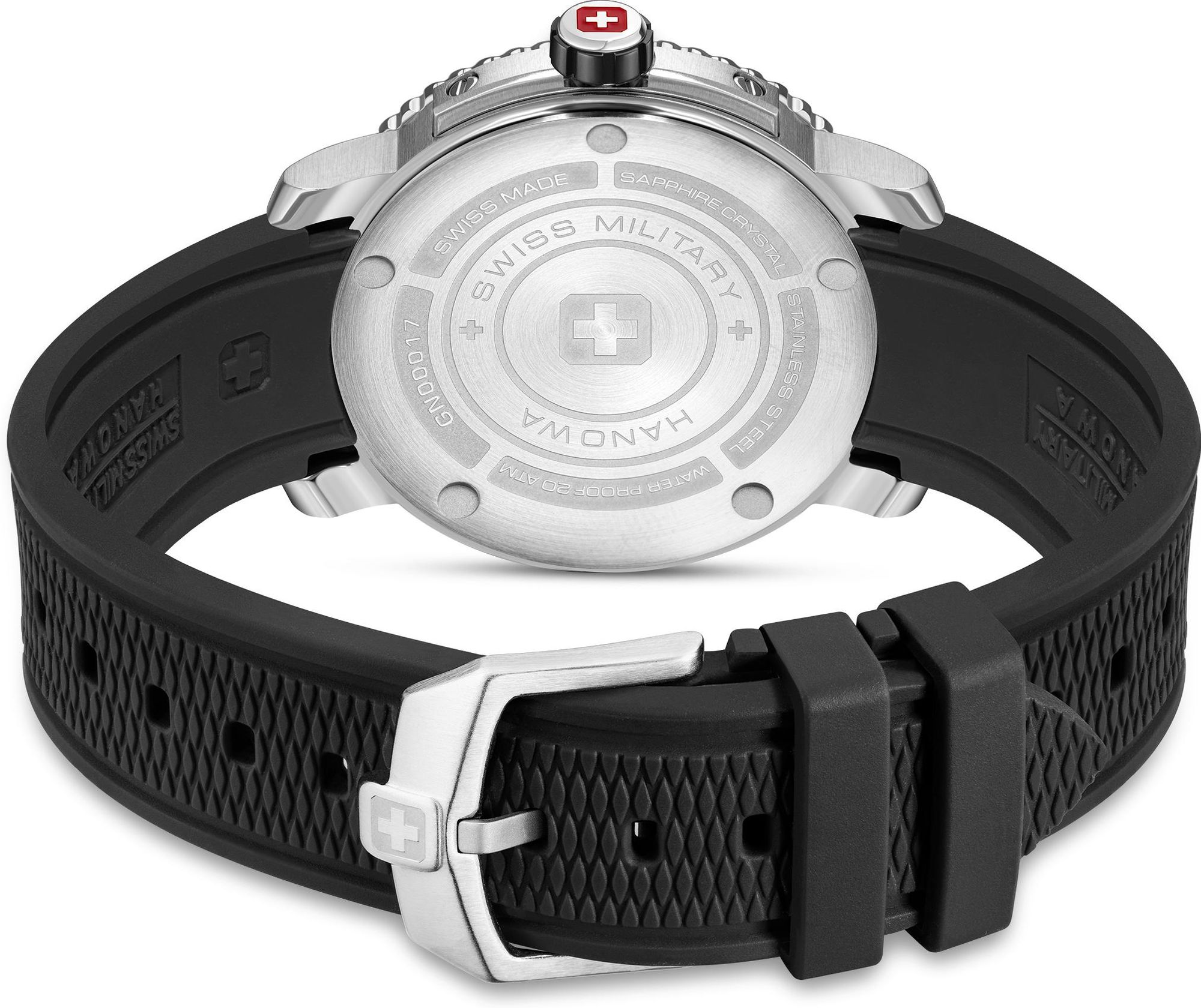 Swiss Military Hanowa Black Marlin SMWGN0001707 Reloj de Pulsera para hombres