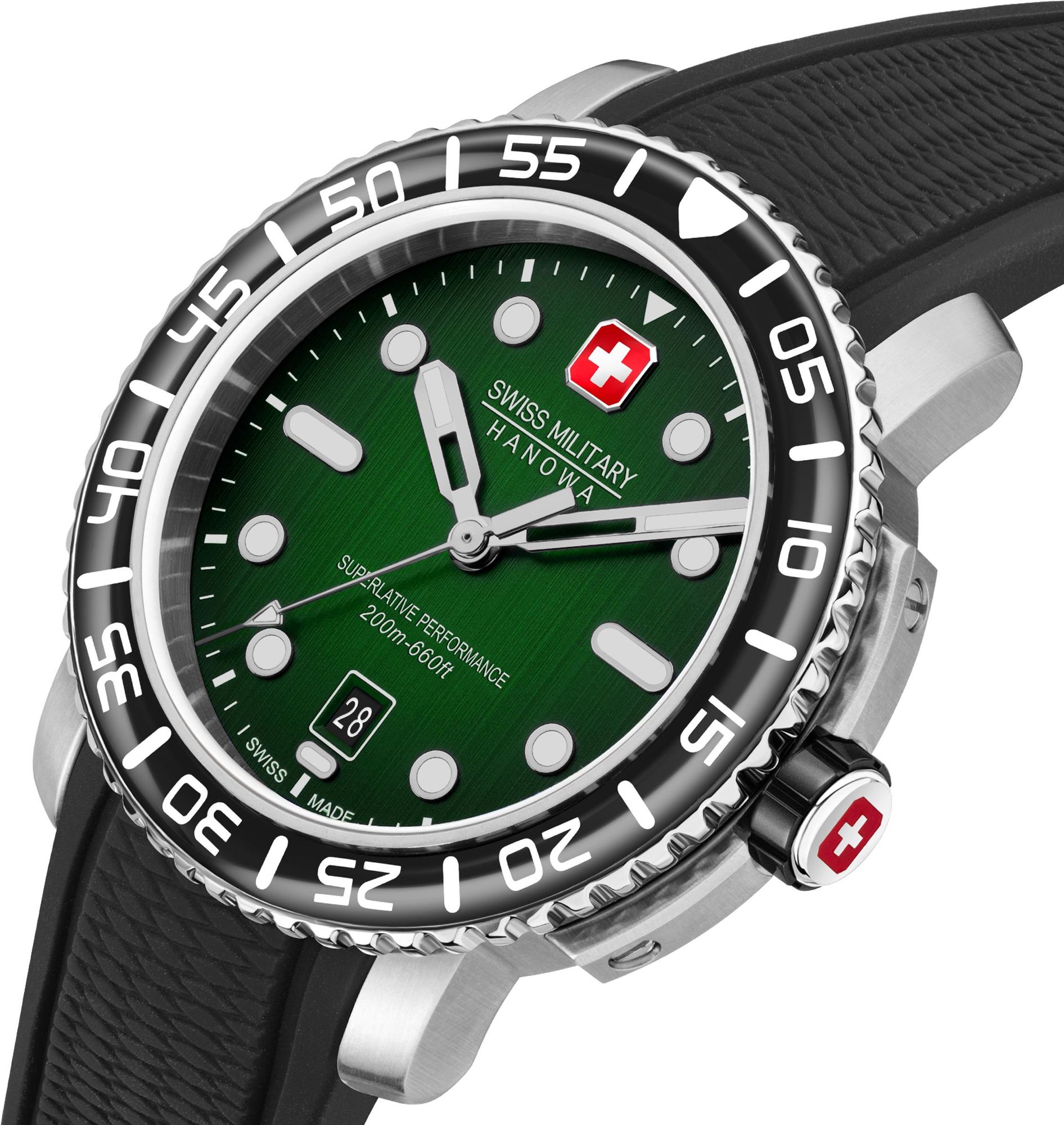 Swiss Military Hanowa Black Marlin SMWGN0001707 Reloj de Pulsera para hombres
