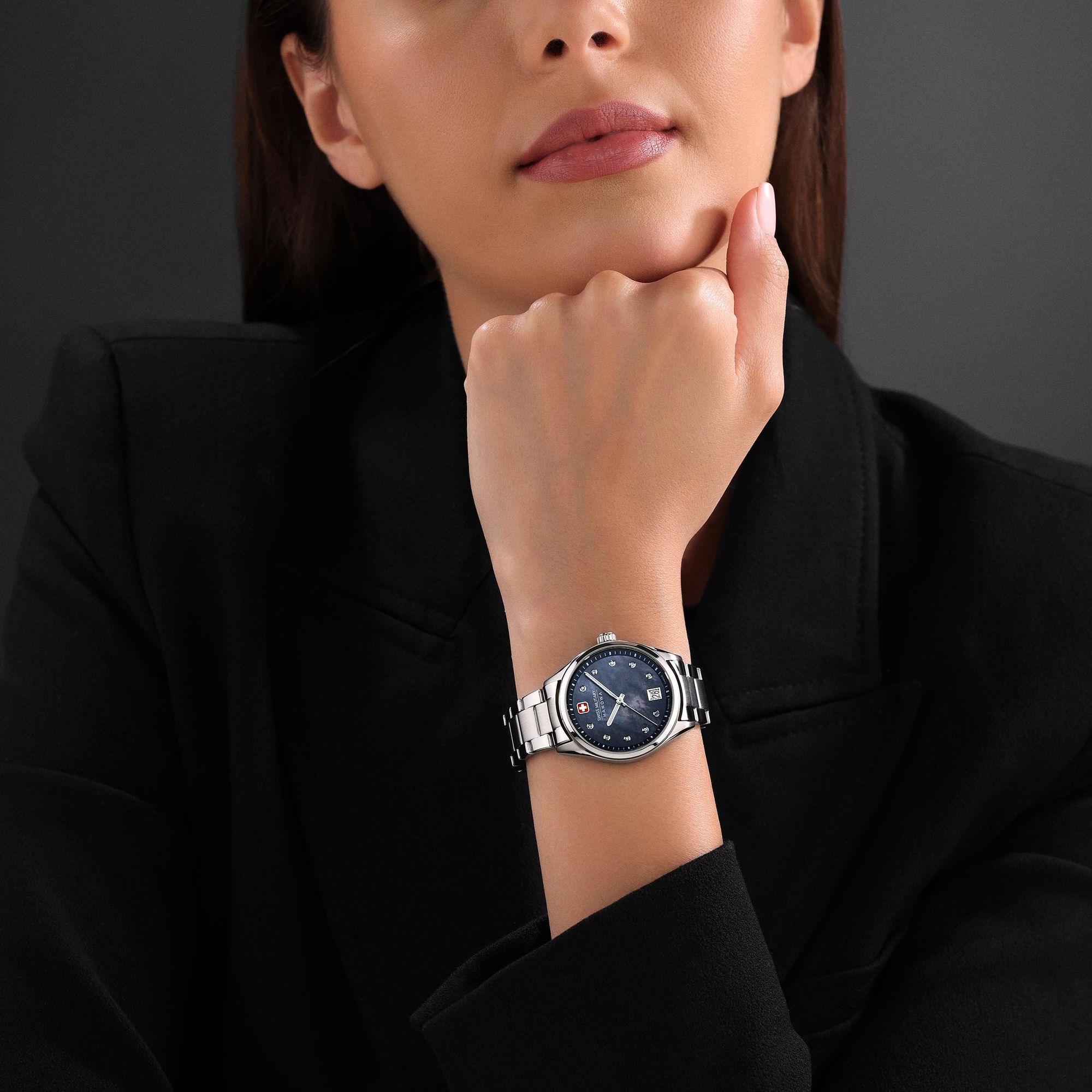 Swiss Military Hanowa Roadrunner Lady Sparkle SMWLH0005002 Dames armbandhorloge