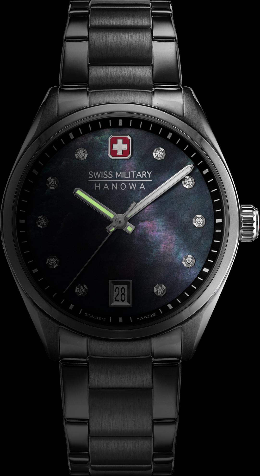 Swiss Military Hanowa Roadrunner Lady Sparkle SMWLH0005002 Dames armbandhorloge