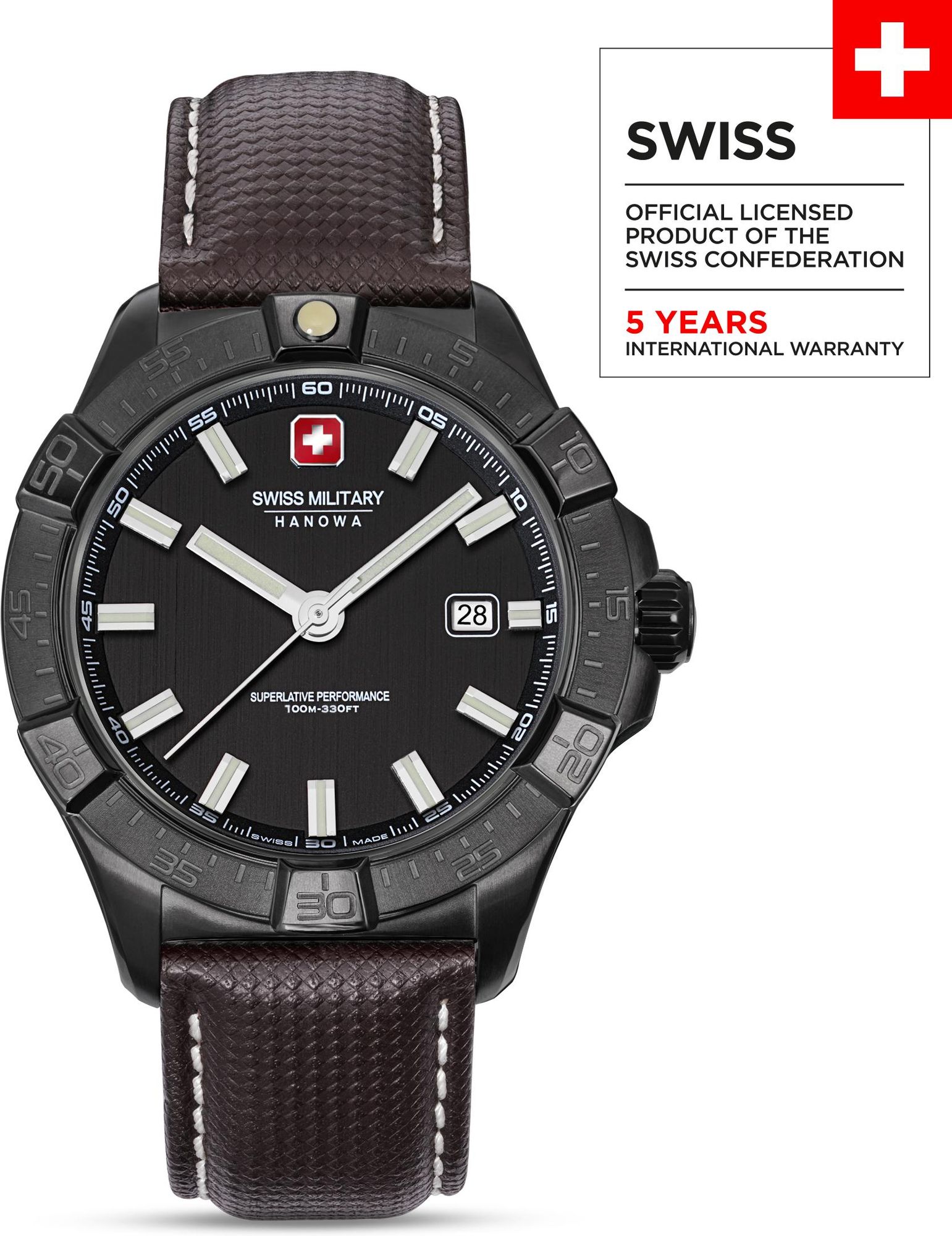 Swiss Military Hanowa Jockworth SMWGB0008030 Heren armbandhorloge