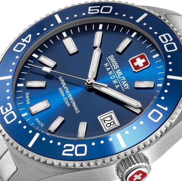 Swiss Military Hanowa Nomad SMWGH0004904 Heren armbandhorloge Swiss Military Hanowa Nomad SMWGH0004904 Heren armbandhorloge
