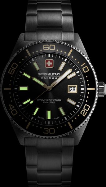 Swiss Military Hanowa Nomad SMWGH0004905 Heren armbandhorloge Swiss Military Hanowa Nomad SMWGH0004905 Heren armbandhorloge
