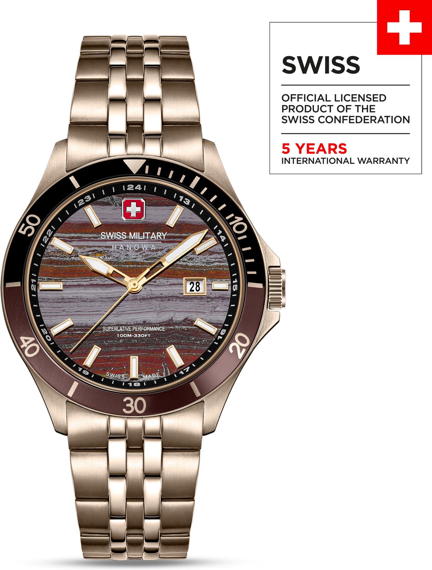 Swiss Military Hanowa Flagship Tiger SMWGH0008310 Herrenarmbanduhr