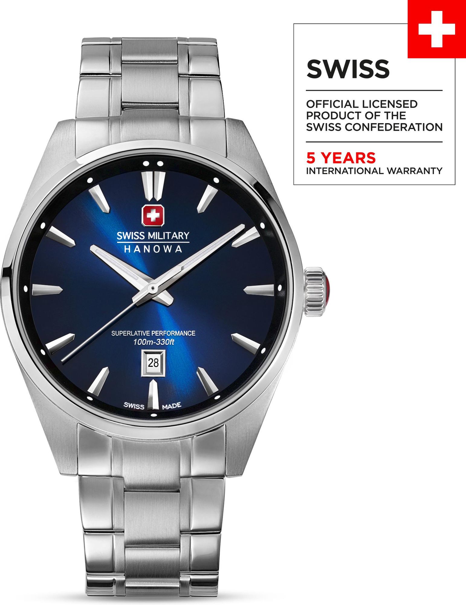 Swiss Military Hanowa Thunder SMWGH0007902 Heren armbandhorloge