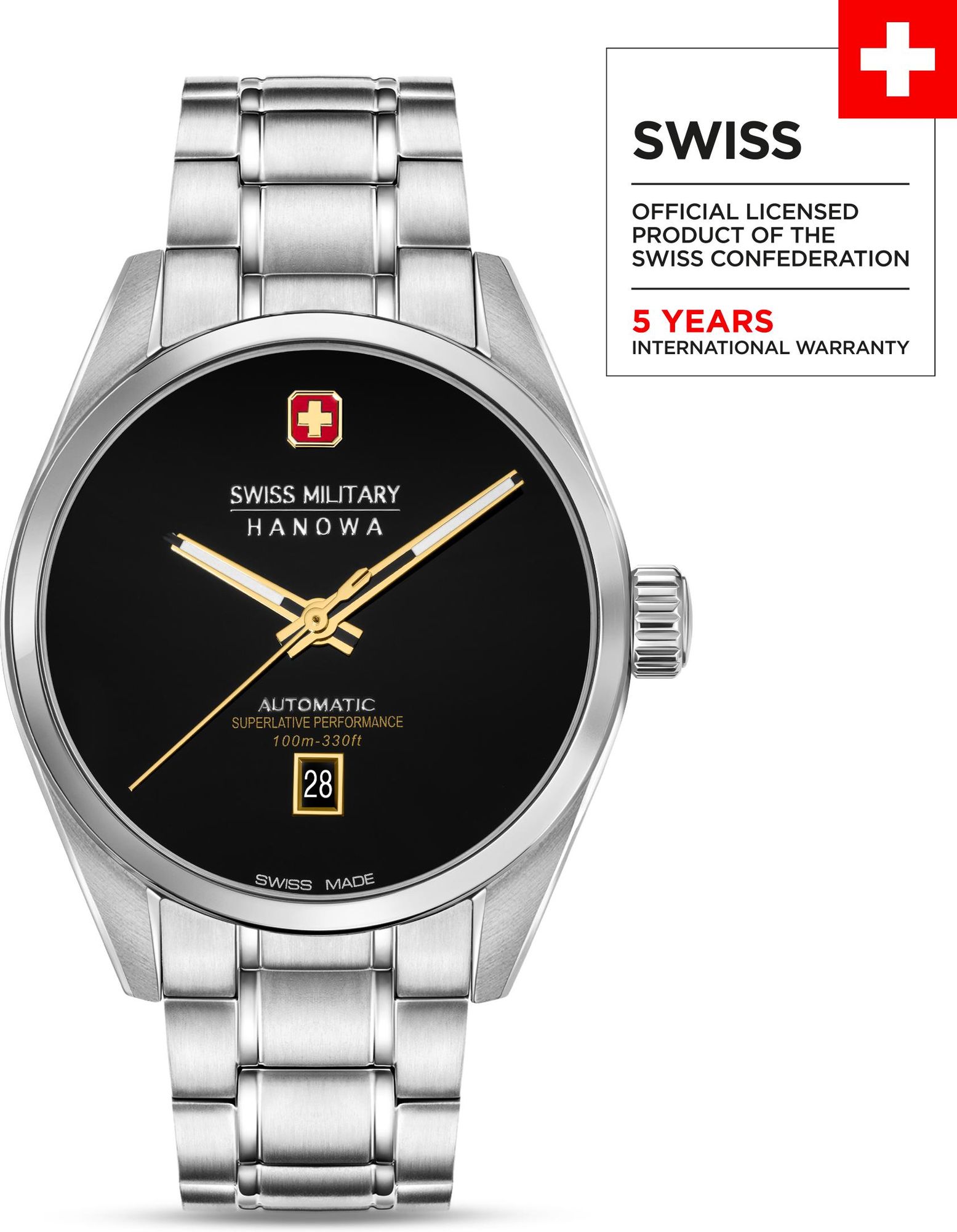 Swiss Military Hanowa Majestetic Pioneer SMWGL0006204 Automatisch horloge voor heren