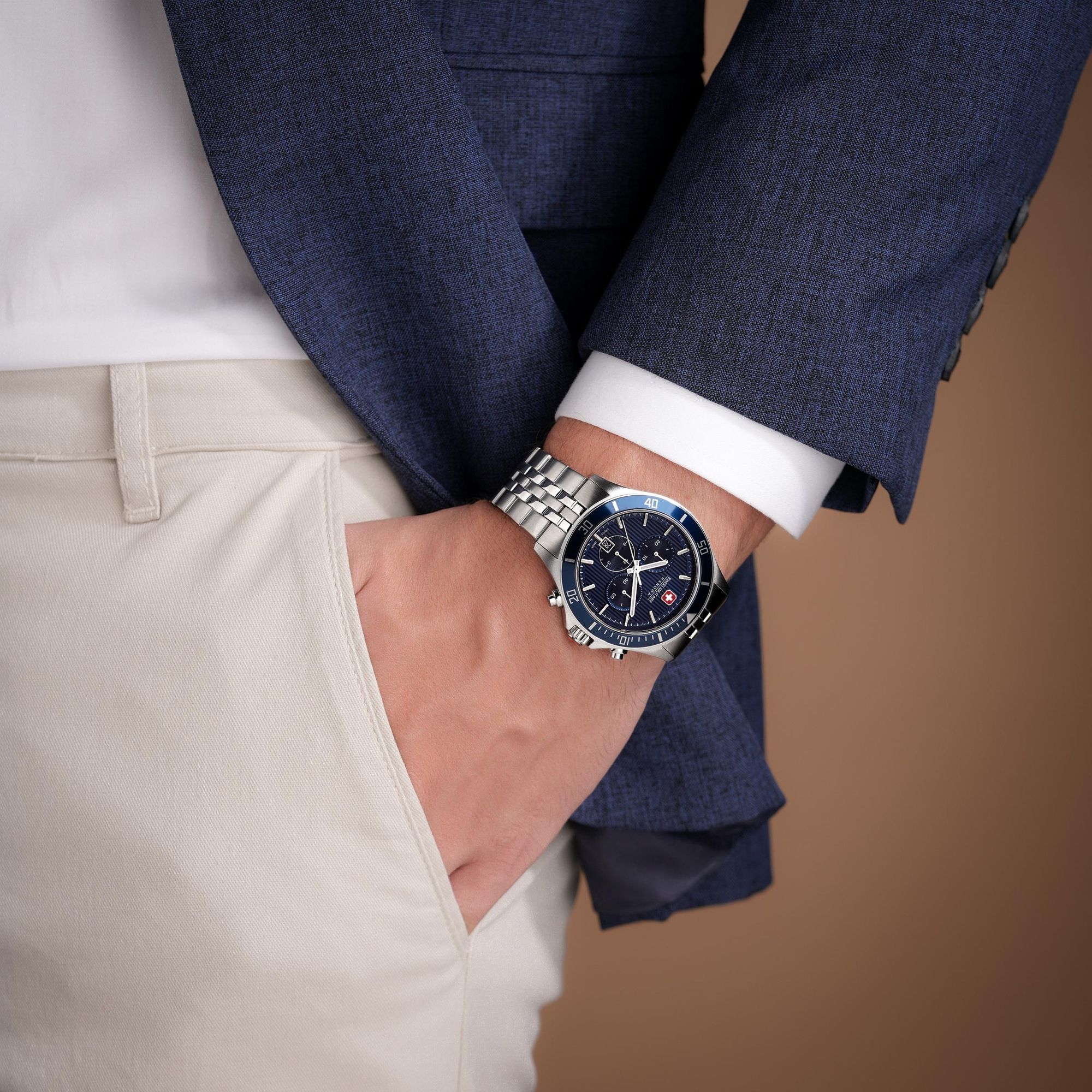 Swiss Military Hanowa Flagship Heritage Chrono SMWGI0007603 Cronografo uomo