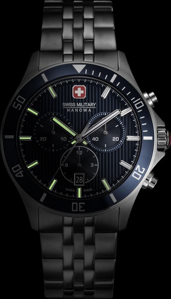 Swiss Military Hanowa Flagship Heritage Chrono SMWGI0007603 Cronógrafo para hombres Swiss Military Hanowa Flagship Heritage Chrono SMWGI0007603 Cronógrafo para hombres