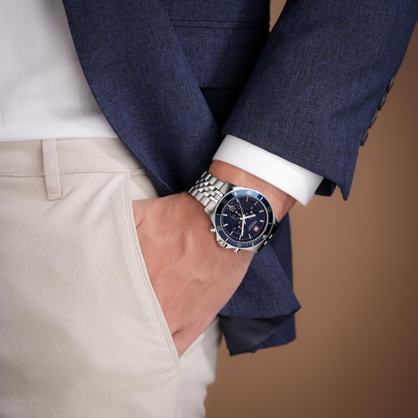 Swiss Military Hanowa Flagship Heritage Chrono SMWGI0007603 Cronógrafo para hombres Swiss Military Hanowa Flagship Heritage Chrono SMWGI0007603 Cronógrafo para hombres