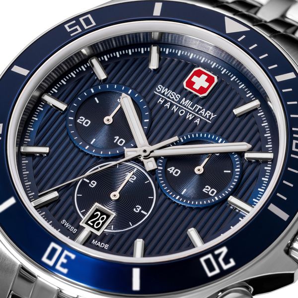Swiss Military Hanowa Flagship Heritage Chrono SMWGI0007603 Cronógrafo para hombres Swiss Military Hanowa Flagship Heritage Chrono SMWGI0007603 Cronógrafo para hombres