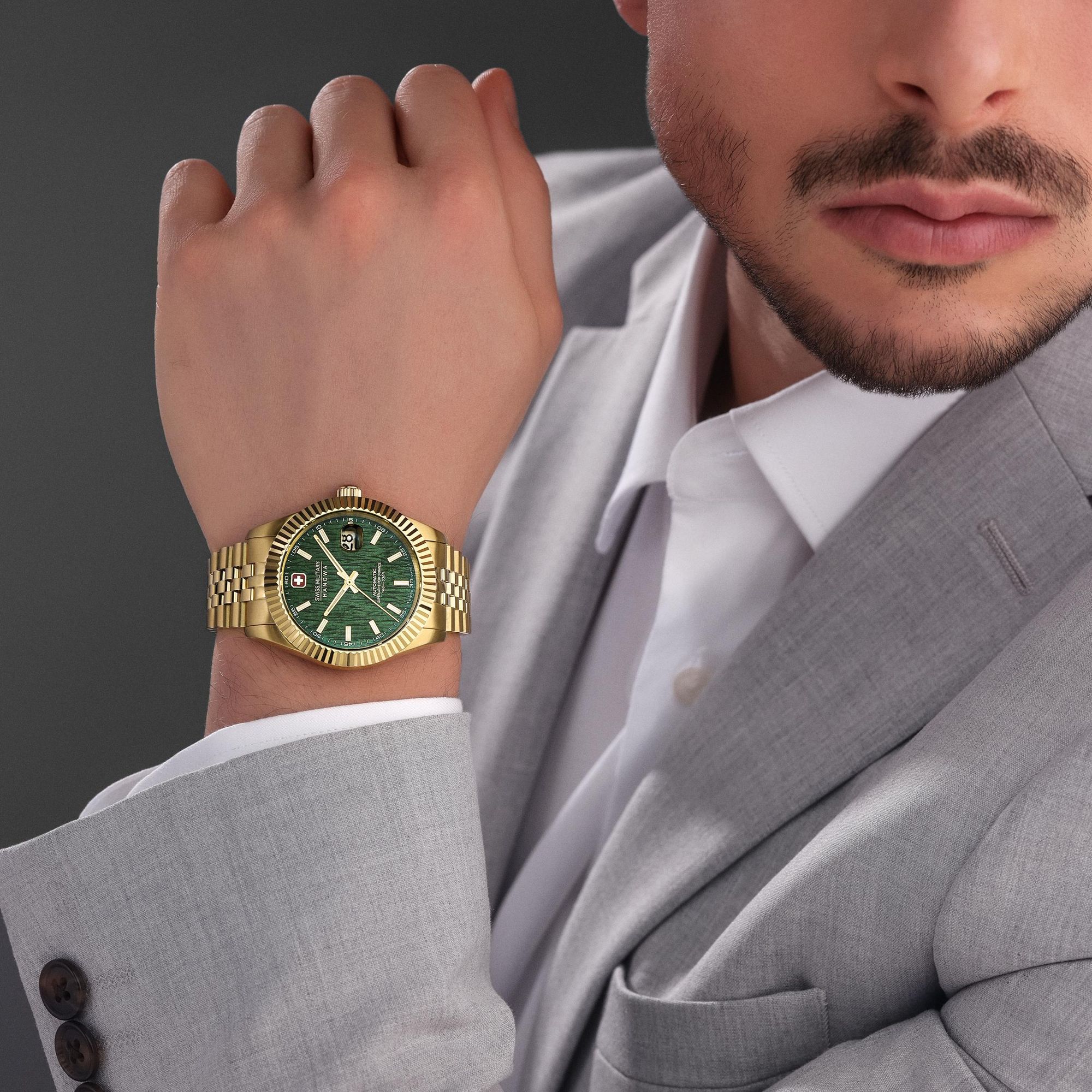 Swiss Military Hanowa Master Diligenter SMWGL0005412 Automatic Mens Watch Swiss Military Hanowa Master Diligenter SMWGL0005412 Automatic Mens Watch