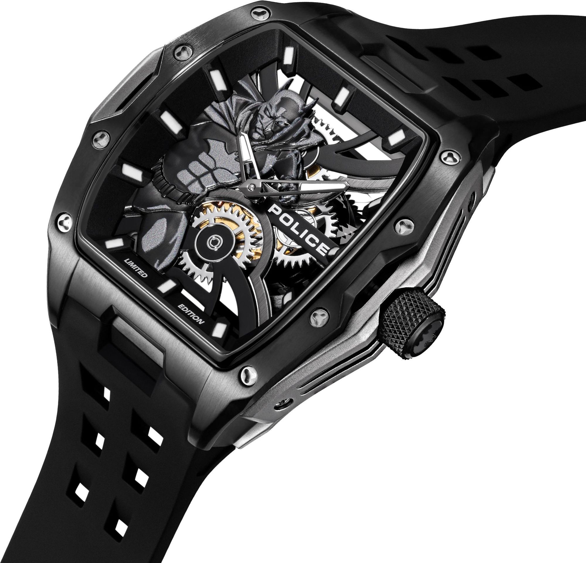 Police Gotham PEWGM0075301 Orologio da polso uomo Produzione strettamente limitata Police Gotham PEWGM0075301 Orologio da polso uomo Produzione strettamente limitata