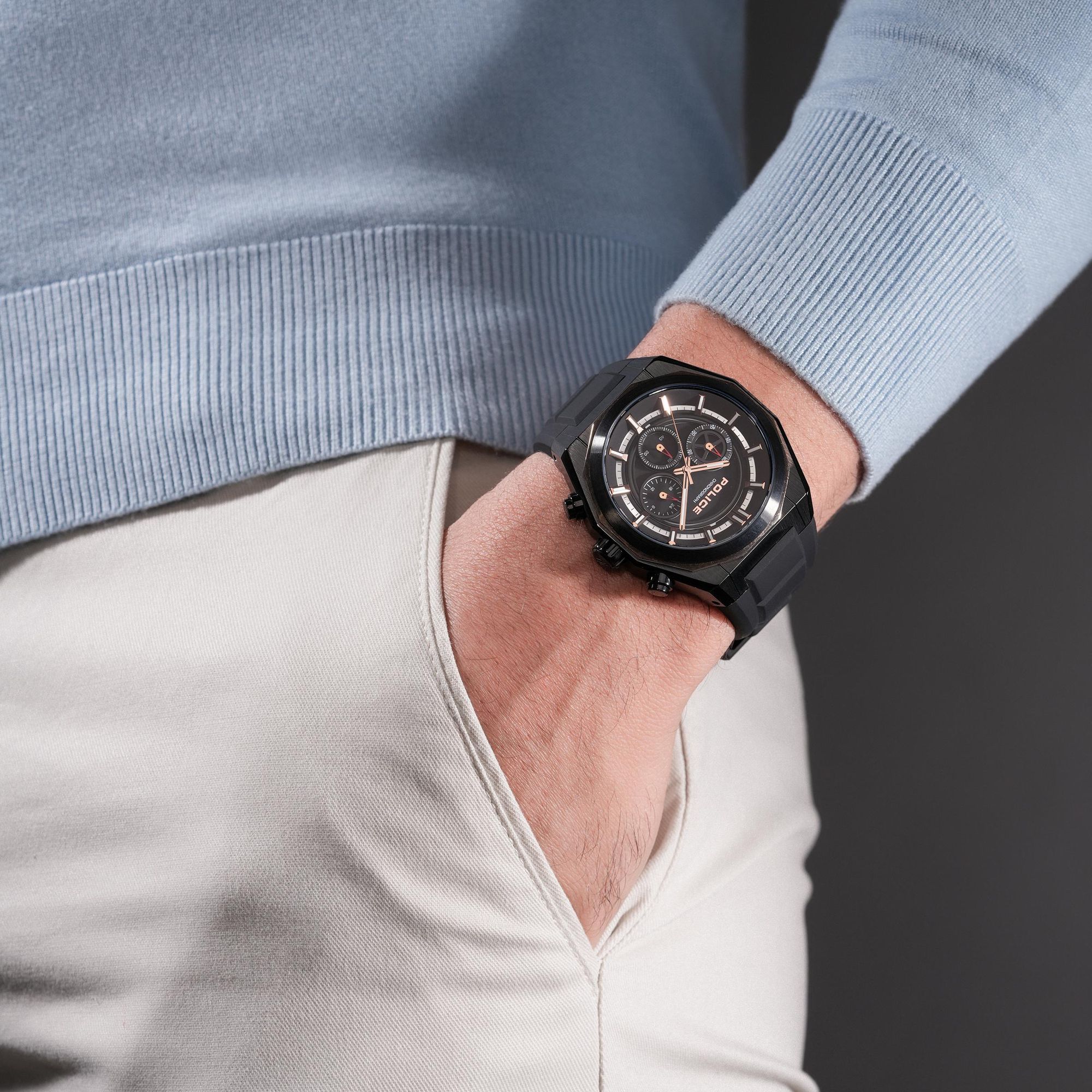 Police Steward PEWGO0093701 Herenchronograaf