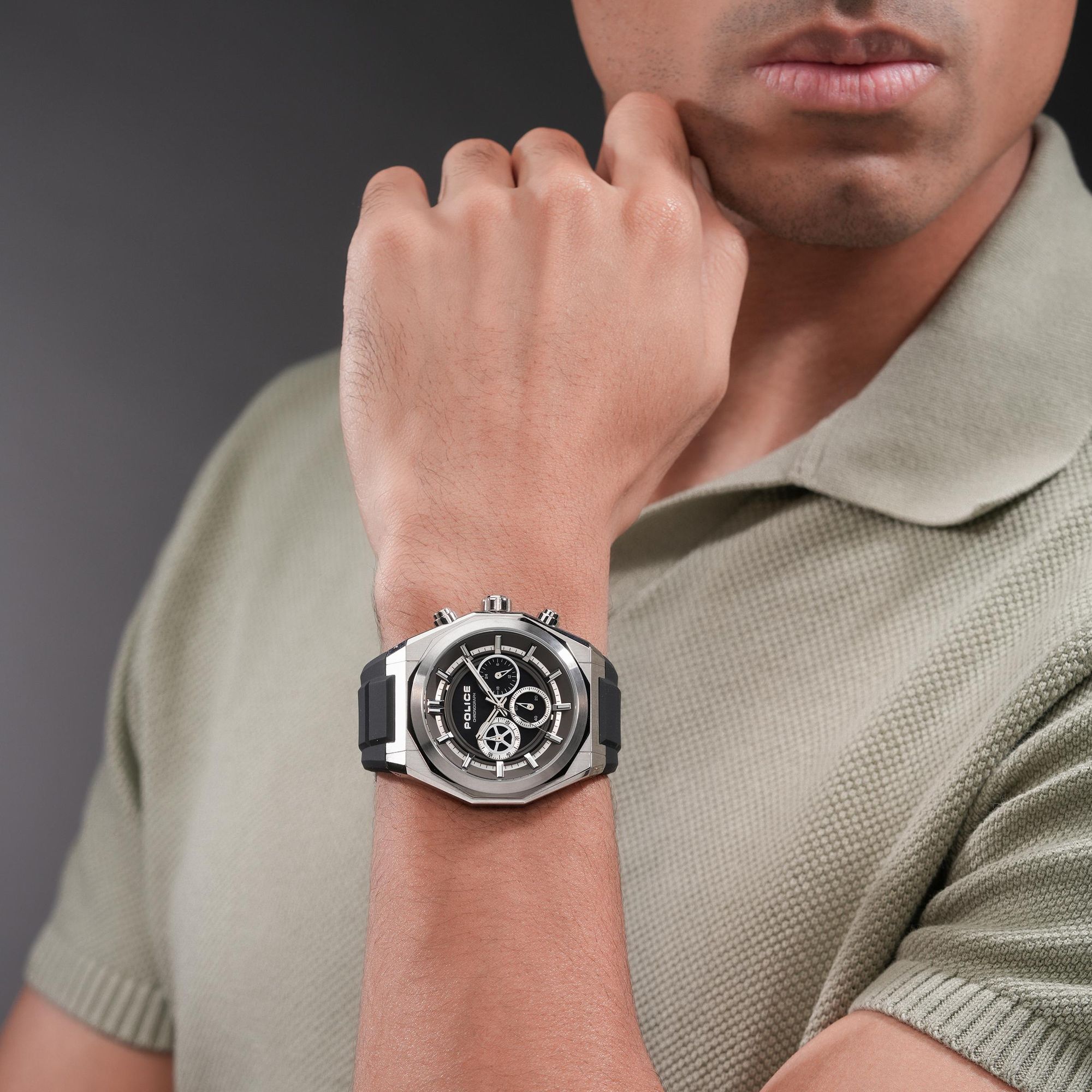 Police Steward PEWGO0093702 Cronógrafo para hombres