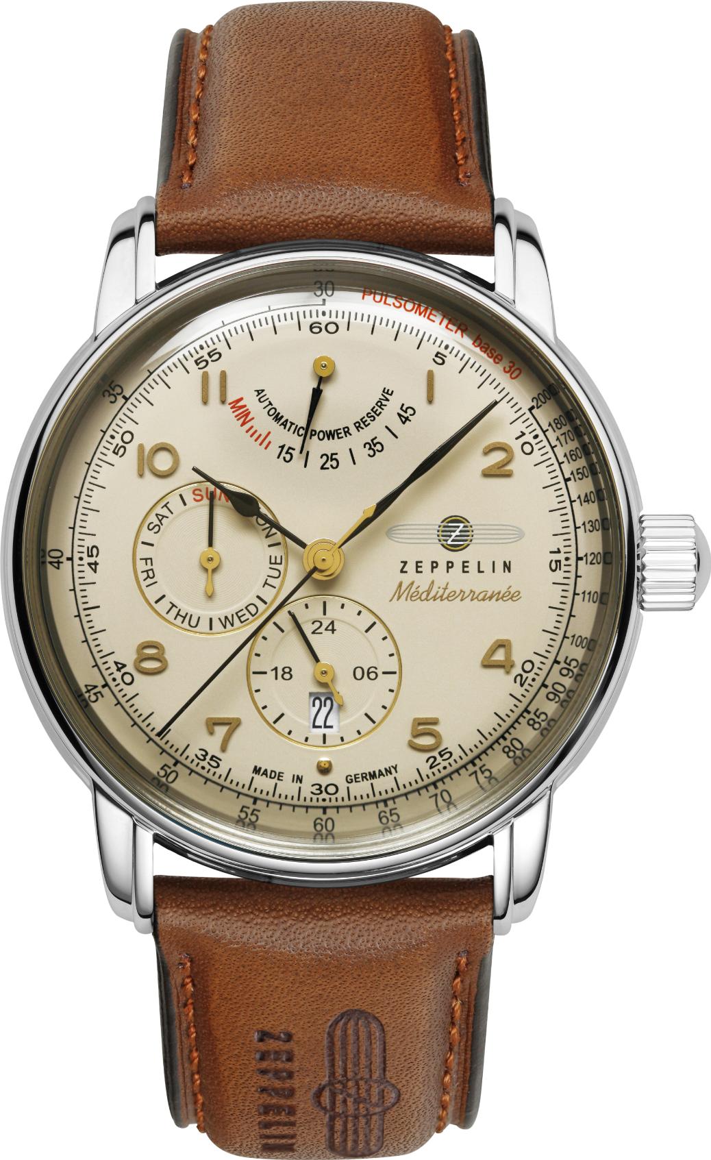 Zeppelin Méditerranée 96905 Montre Automatique pour hommes Zeppelin Méditerranée 96905 Montre Automatique pour hommes